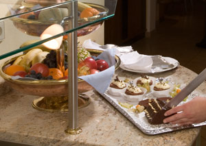 Desserbuffet and cakes